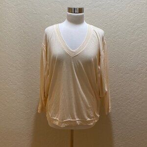 NWT Fresh Laundry / Sundance butter yellow top XL